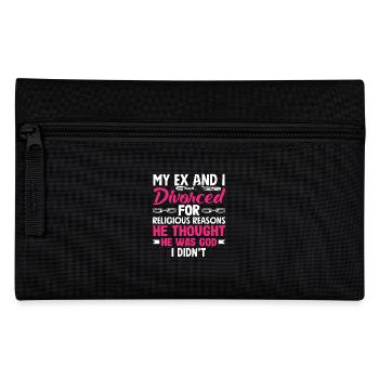 Mon ex et moi nous sommes laissés aller pour des raisons religieuses. - Trousse - noir - Devant