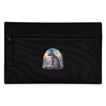 Gray foxes Gray fox - Pencil Case - black - Front