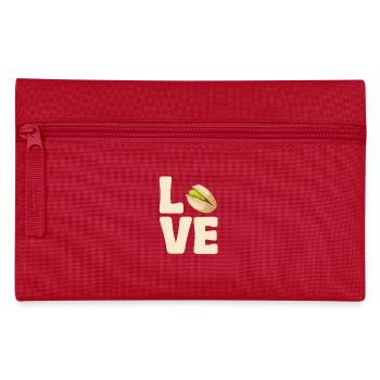Amour pour les amateurs de pistaches Fans de snack aux noix - Trousse - rouge - Devant