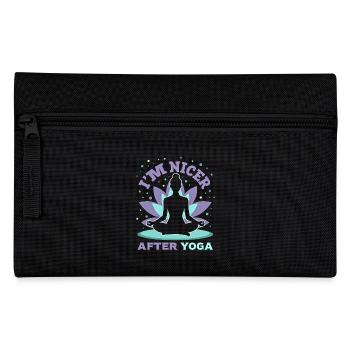 Drôle Yoga Méditation Chakra Jeu de mots - Trousse - noir - Devant