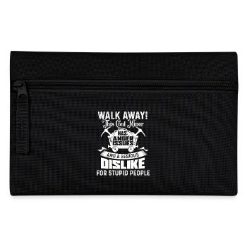 Coal Miner This Coal Miner Has Anger Issues - Pencil Case - black - Front