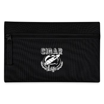 Cigar Smoking Cigar Life - Pencil Case - black - Front