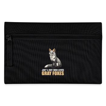 Gray Foxes Gray Fox - Pencil Case - black - Front