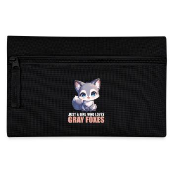 Gray Foxes Gray Fox - Pencil Case - black - Front