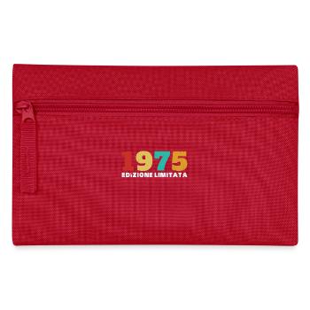 1975 Vintage Retro Anniversary - Pencil Case - red - Front