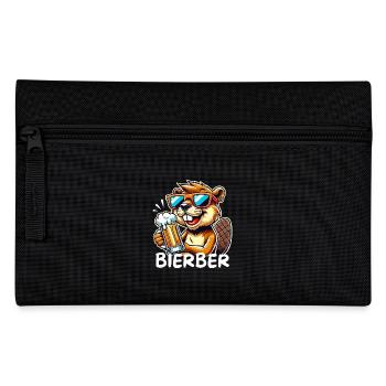 Beaver Loves Beer Party Sunglasses Carnival Alaaf - Pencil Case - black - Front