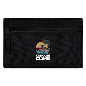 Conquer The Climb - Federtasche - Schwarz - Vorne