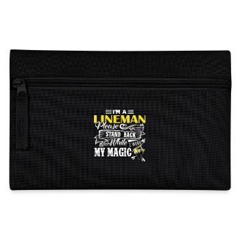 Lineman I Am A Lineman - Pencil Case - black - Front