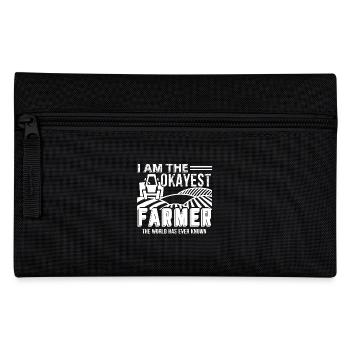 Farmer I Am The Okayest Farmer - Pencil Case - black - Front