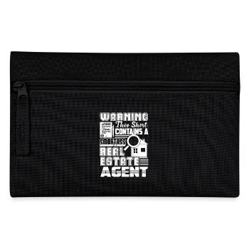 Real Estate Smartass Real Estate Agent - Pencil Case - black - Front