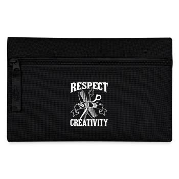 Barber Barber Respect My Creativity - Pencil Case - black - Front