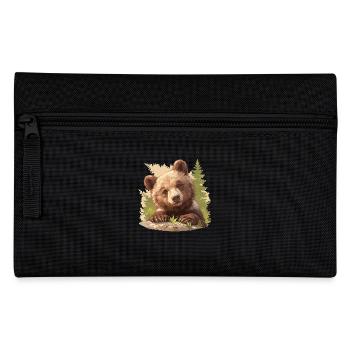 grizzly bears Grizzly bear - Pencil Case - black - Front