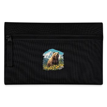 grizzly bears Grizzly bear - Pencil Case - black - Front