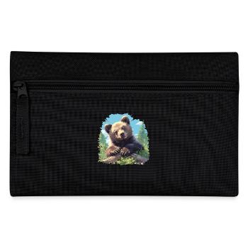 grizzly bears Grizzly bear - Pencil Case - black - Front