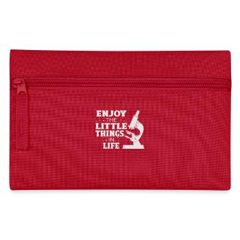 Profitez des petites choses de la vie Microscope - Trousse - rouge - Devant