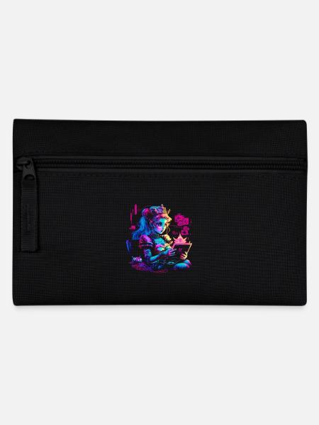 Gamer Girl - Federtasche - Schwarz