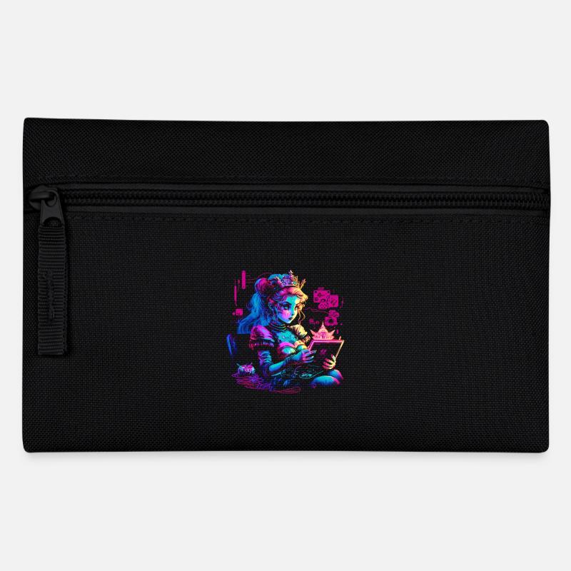 Gamer Girl - Federtasche - Schwarz