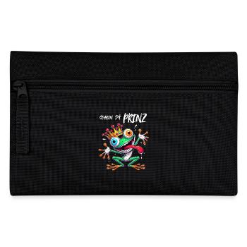 Carnaval Grenouille Prince Kölle Alaaf Cologne Drôle - Trousse - noir - Devant