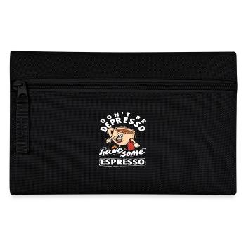 Coffee Lovers Not Depresso But Espresso - Pencil Case - black - Front