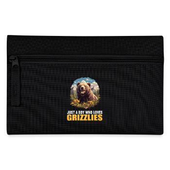 grizzly bears Grizzly bear - Pencil Case - black - Front