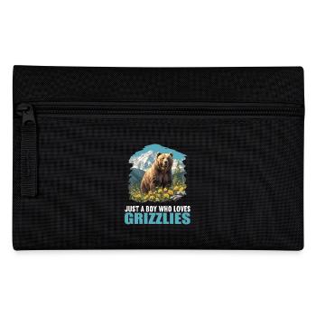 grizzly bears Grizzly bear - Pencil Case - black - Front