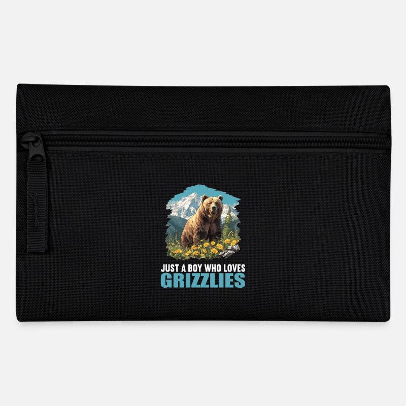 Grizzlis Ours grizzly - Trousse - noir