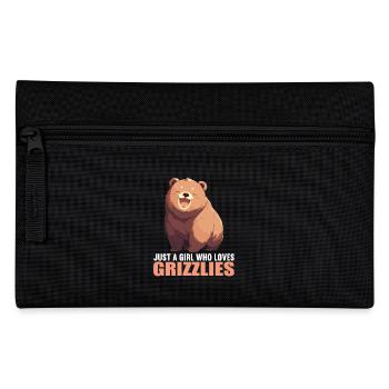 grizzly bears Grizzly bear - Pencil Case - black - Front
