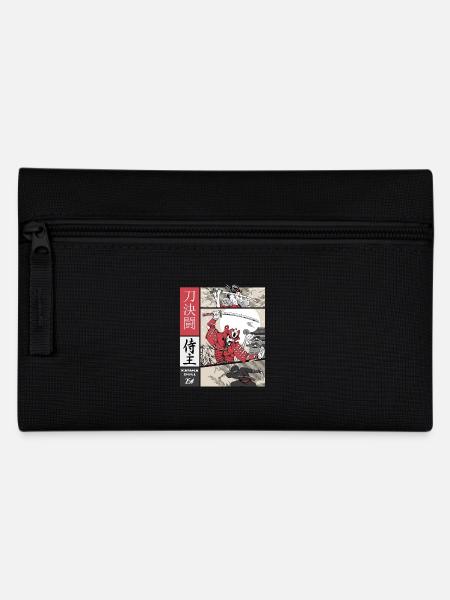 samouraï vs ninja Katana vs épée sur Comic Style - Trousse - noir