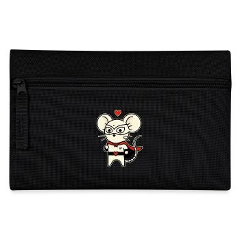 Mouse Hero of Love - Pencil Case - black - Front