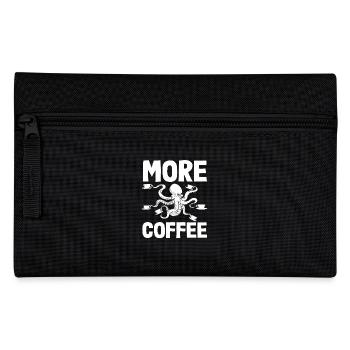 More Coffee Squid Coffee Lover - Pencil Case - black - Front