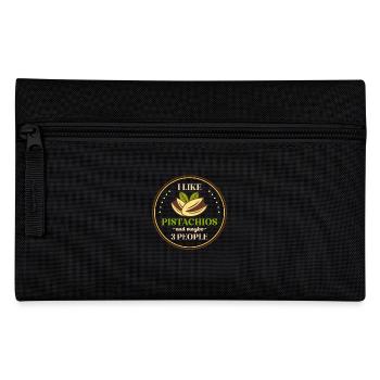 J'aime les pistaches et peut-être 3 personnes - Trousse - noir - Devant