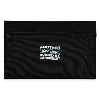 Une autre belle journée gâchée par la responsabilité - Trousse - noir - Devant