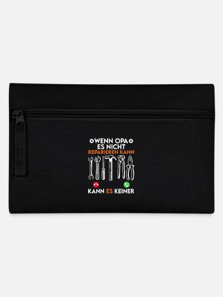 Opi WENN OPA ES NICHT REPARIEREN KANN KANNS KEINER - Federtasche - Schwarz