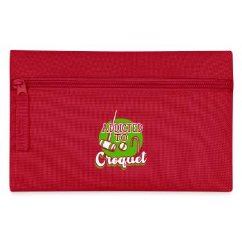Croquet Addicted To Croquet - Pencil Case - red - Front