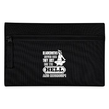 Blacksmith Blacksmith Never Die - Pencil Case - black - Front