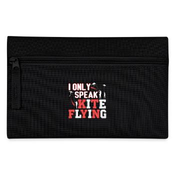 Kite Flying I Only Speak Kite Flying - Pencil Case - black - Front