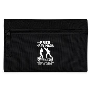 Krav Maga Free Krav Maga Lessons - Pencil Case - black - Front