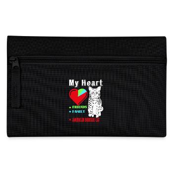 I Love American Bobtail - Pencil Case - black - Front