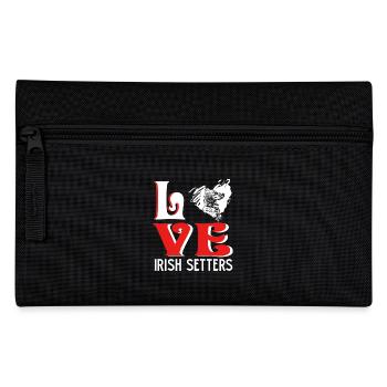 Love Irish Setter - Pencil Case - black - Front