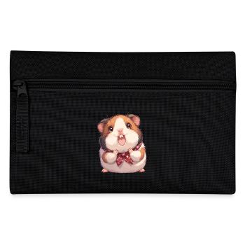 Meerschweinchen - Federtasche - Schwarz - Vorne