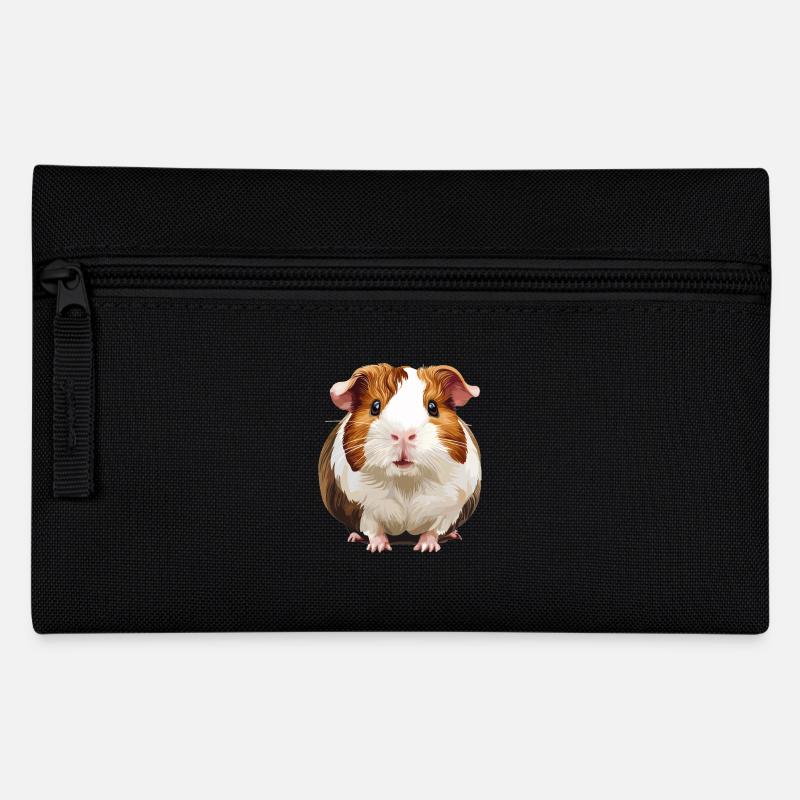 Meerschweinchen - Federtasche - Schwarz