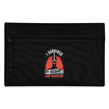 J’ai survécu à la greffe de poumon de mon mari. - Trousse - noir - Devant