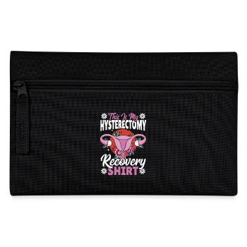 Hysterectomy Recovery Removal of the uterus - Pencil Case - black - Front