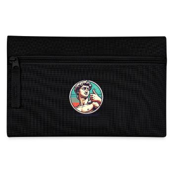 Florence: Thumbs up from David - Pencil Case - black - Front