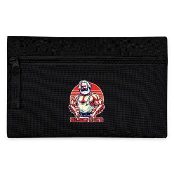 Swoleunists unite, gym bodybuilders Marx - Pencil Case - black - Front