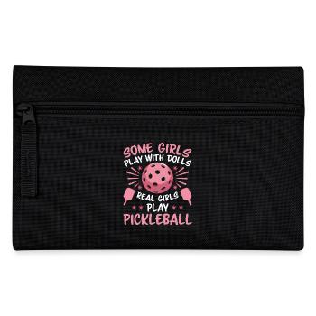 Pickleball Dire Fille Blague Pickleball Cadeau - Trousse - noir - Devant
