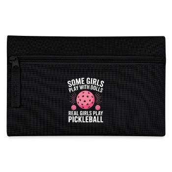 Pickleball Dire Fille Blague Pickleball Cadeau - Trousse - noir - Devant