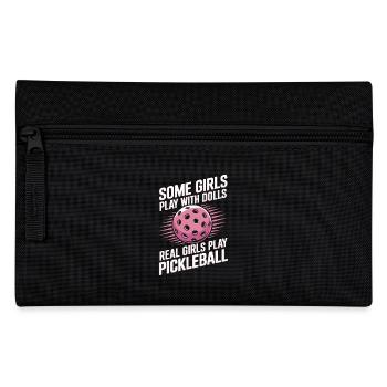 Pickleball Saying Girl Joke Pickleball Gift - Pencil Case - black - Front