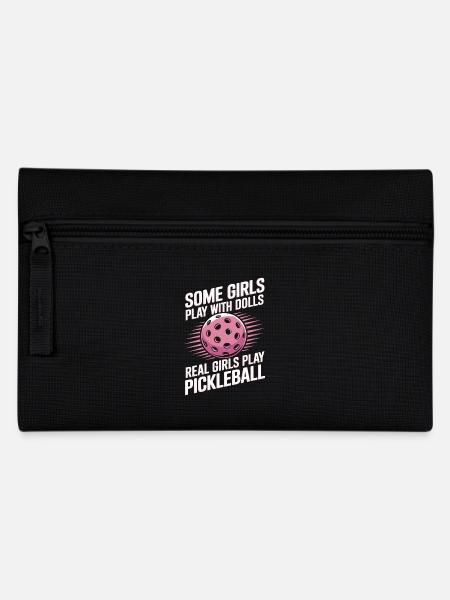 Pickleball Spruch Mädchen Witz Pickleball Geschenk - Federtasche - Schwarz