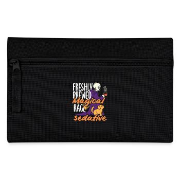 Freshly brewed coffee lovers of magical rage - Pencil Case - black - Front
